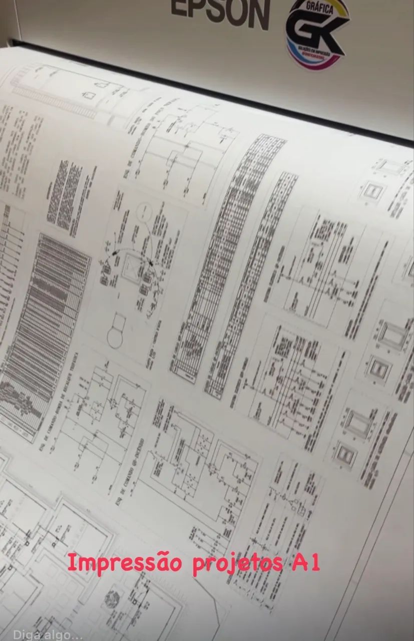 Impressão de Projetos A1