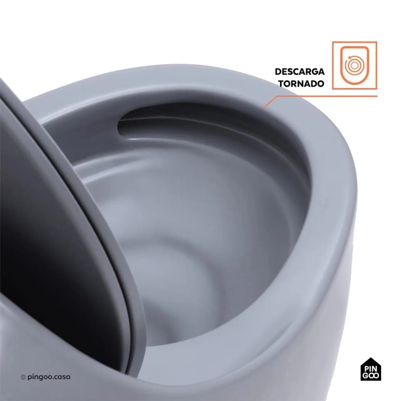 Vaso sanitário caixa acoplada pingo - Foto 5