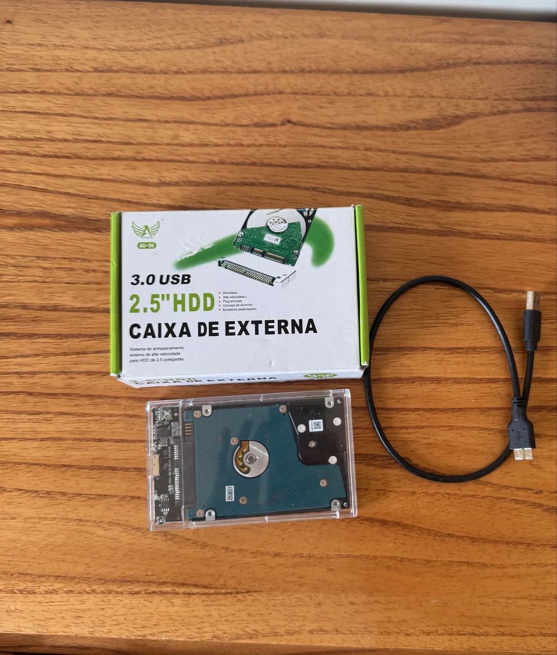 HD 500gb externo com case