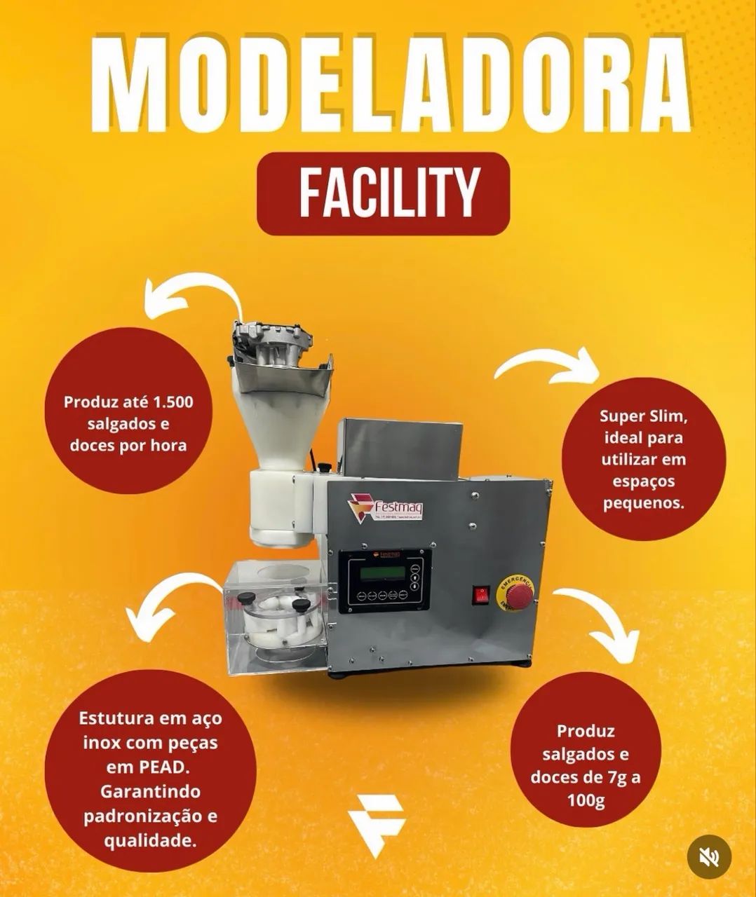 Máquina modeladora de doces e salgados  - Foto 2