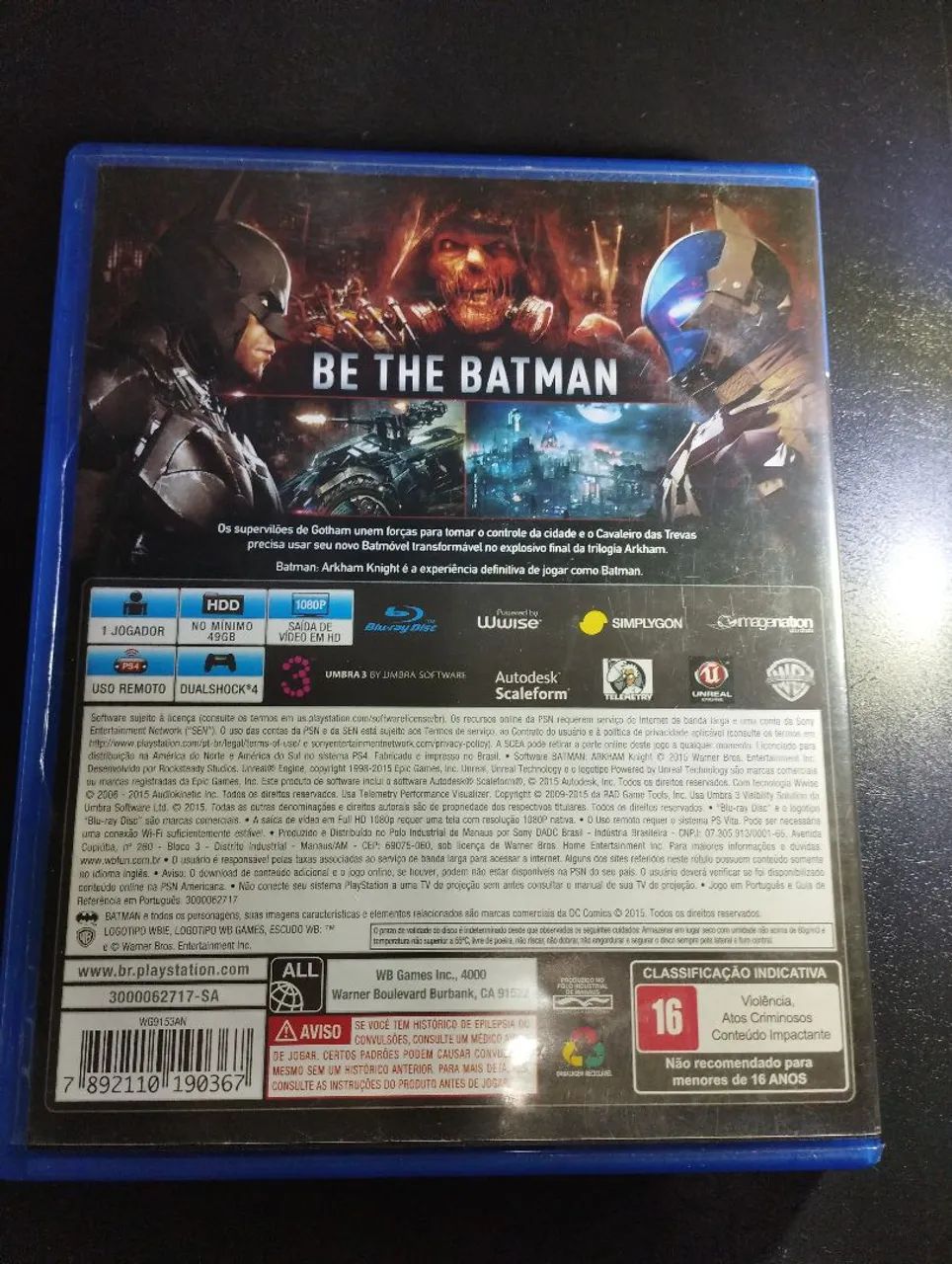 Jogo de PS4 Batman Arkham Knight  - Foto 2