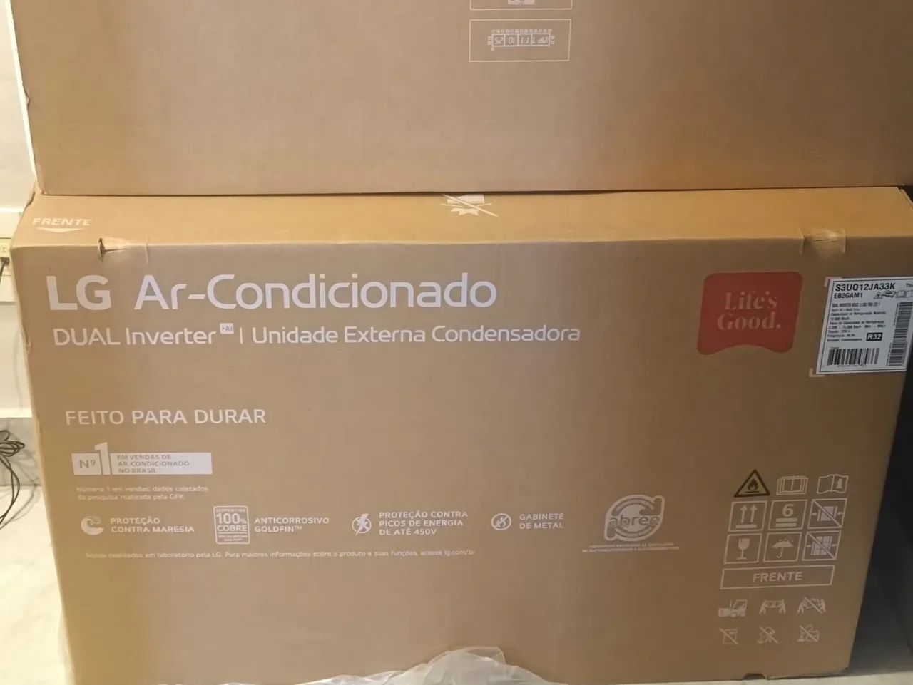 Ar condicionado 12 mil BTUs lg