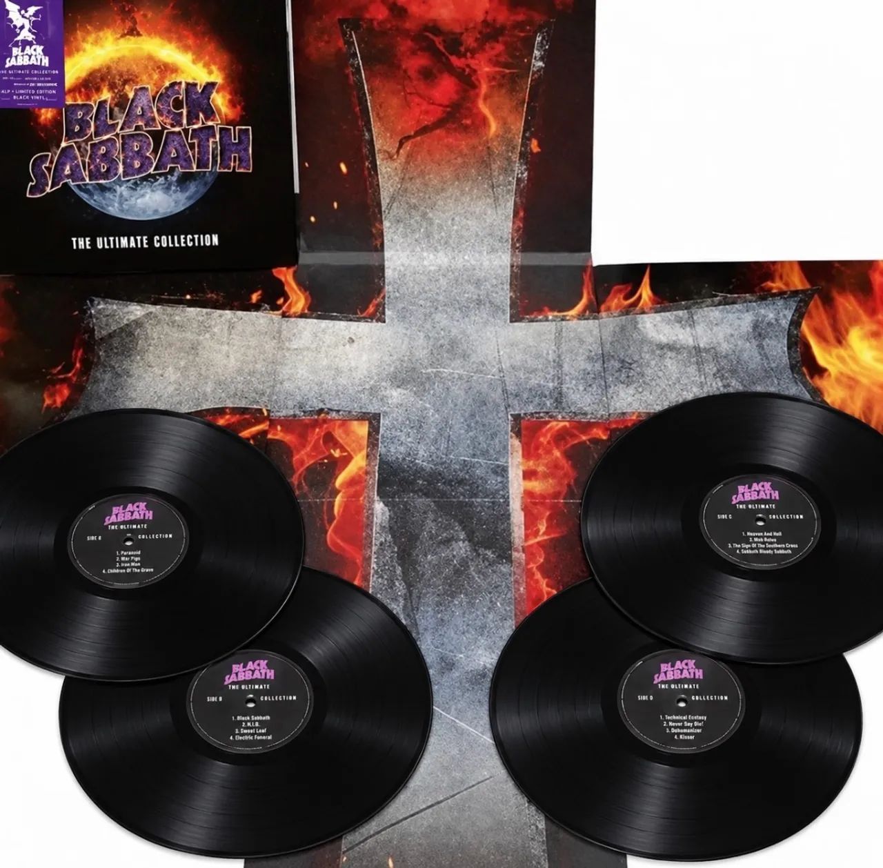 Black Sabbath ?The Ultimate Collection? importado  4 LPs (Quadruplo )  - Foto 4