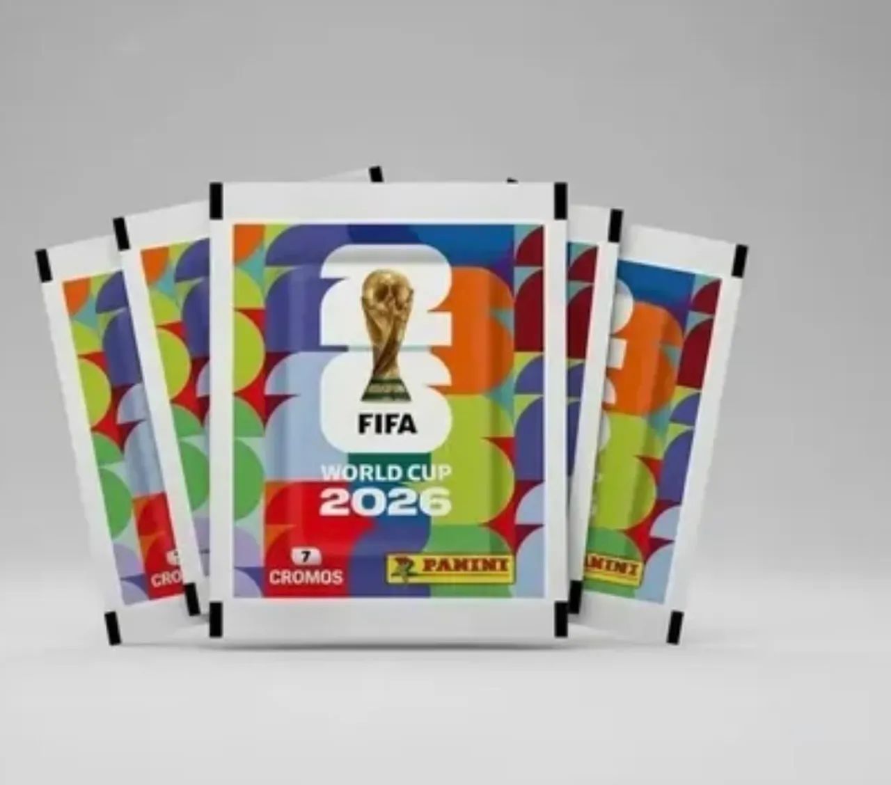 Pacotinhos de figurinhas da copa
