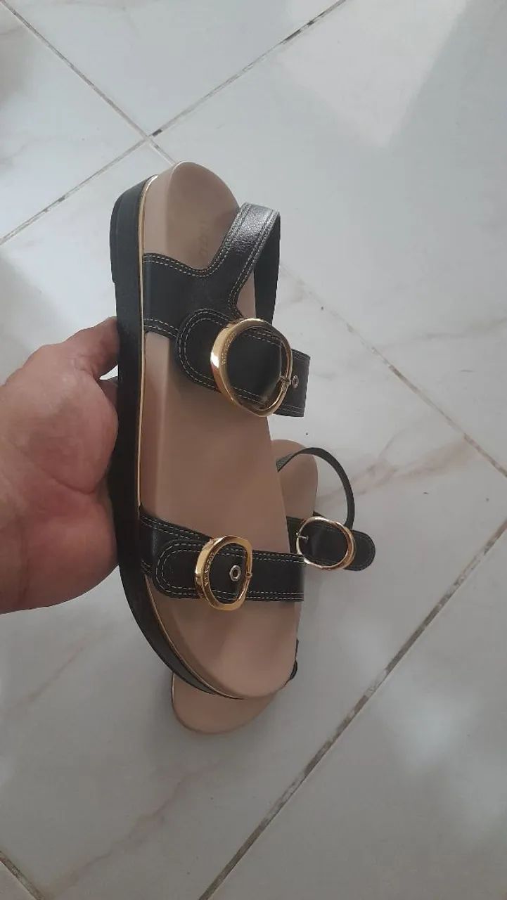 Sandália rasteira luz da Lua  - Foto 3