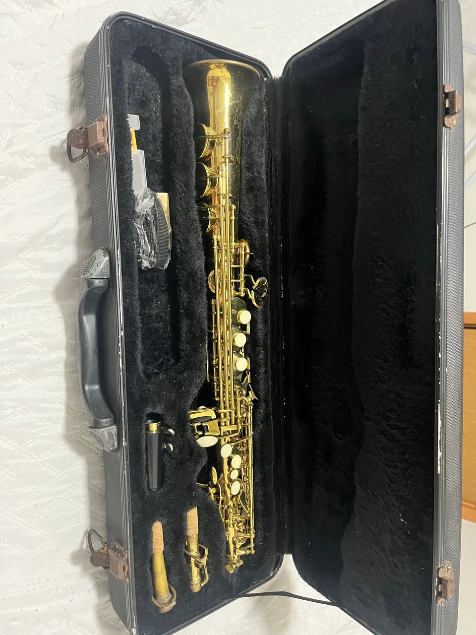 Sax Soprano Michael Revisado - Completo (Boquilha Everton 7 + 2 Tudéis) - Foto 2