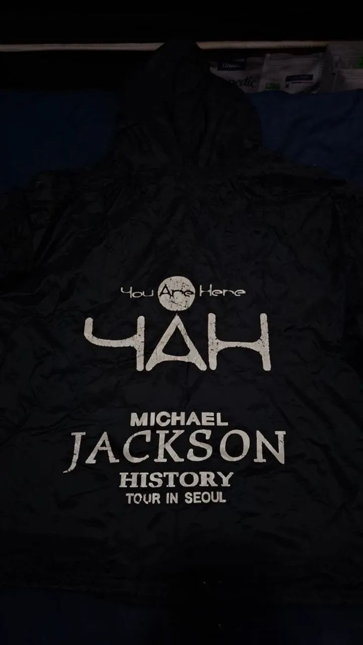 Casaco moletom Michael Jackson history tour - jaqueta - dvd-cd-bone - Foto 4