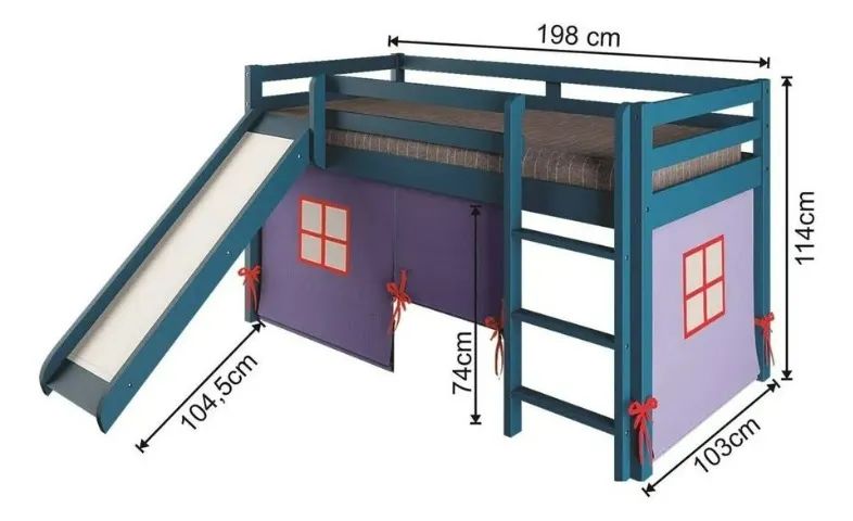 Cama com escorregador - Foto 4