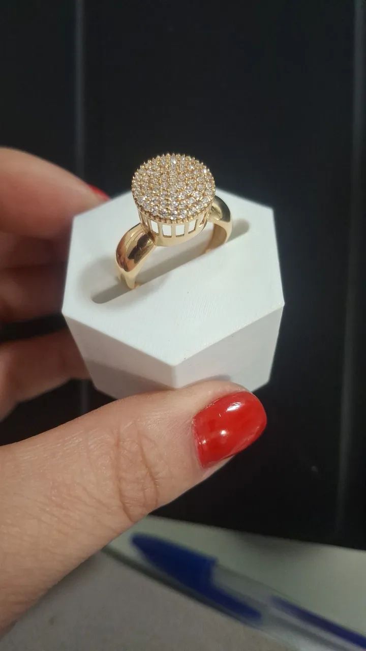 Anel ouro 18k