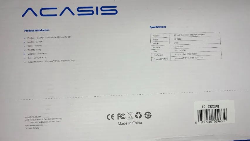 ACASIS EC-7352 ? Storage/DAS | Pouco Uso | Funcionando 100% - Foto 5