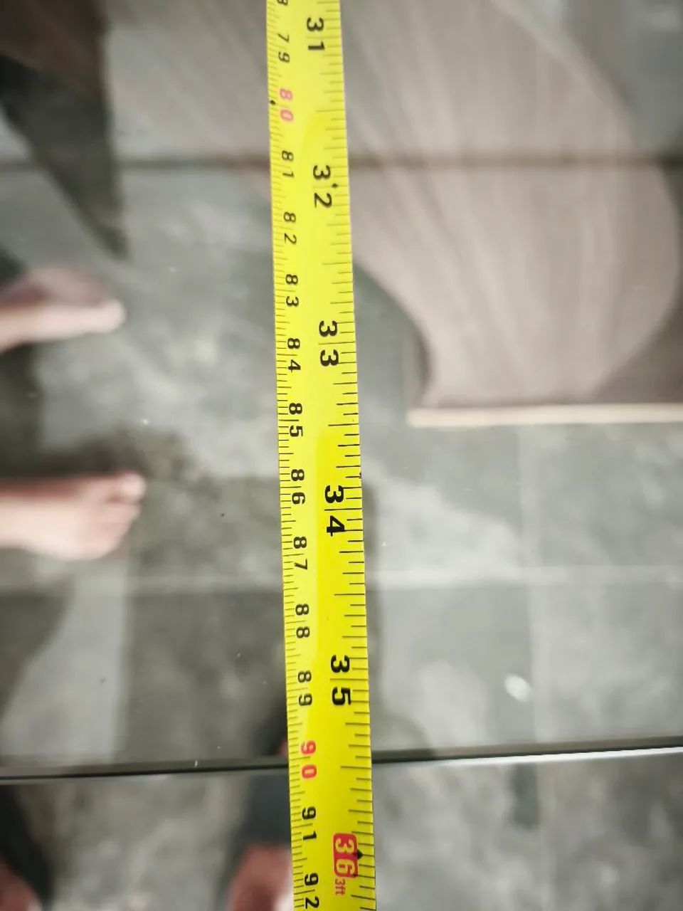 Vidro Tampo de mesa retangular 