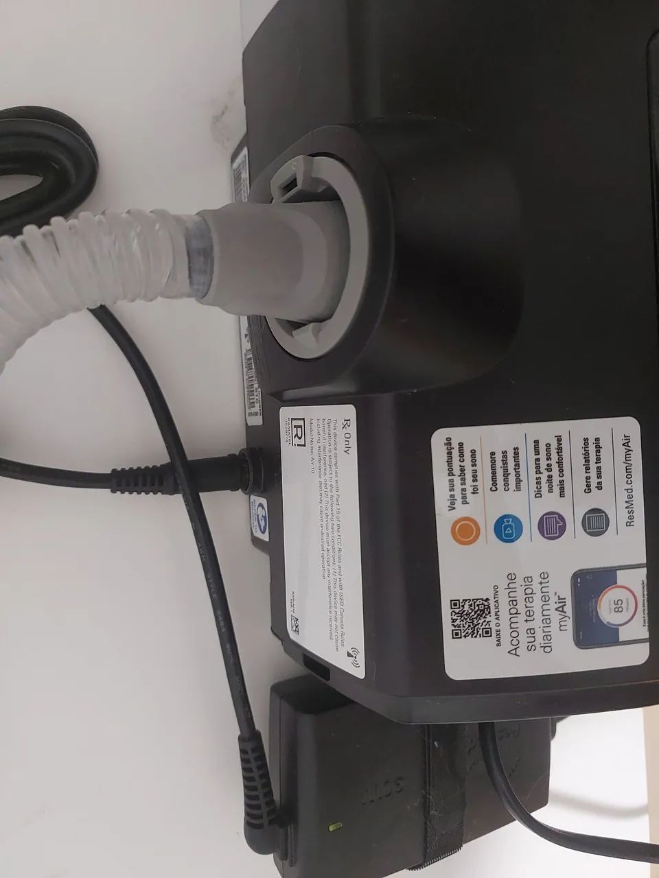 CPAP Resmed AirSense 10 autoset ( COM MASCARA E MALETA ) - Foto 5