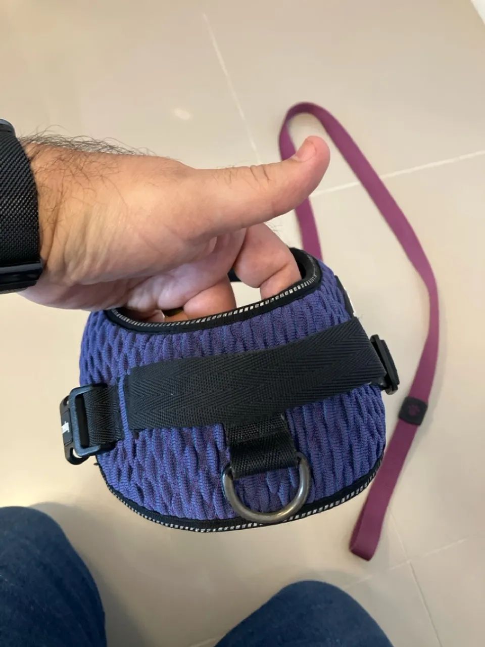 Peitoral para Cachorros FlyHarness Wicked Roxo número 2 - Foto 3