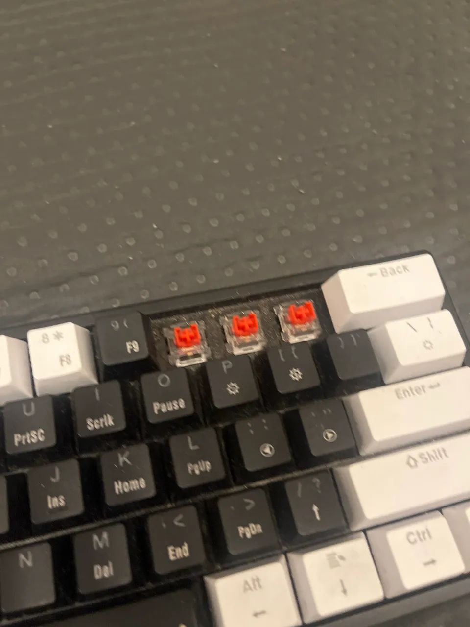 teclado mk62 mecânico switch red gamer - Foto 3
