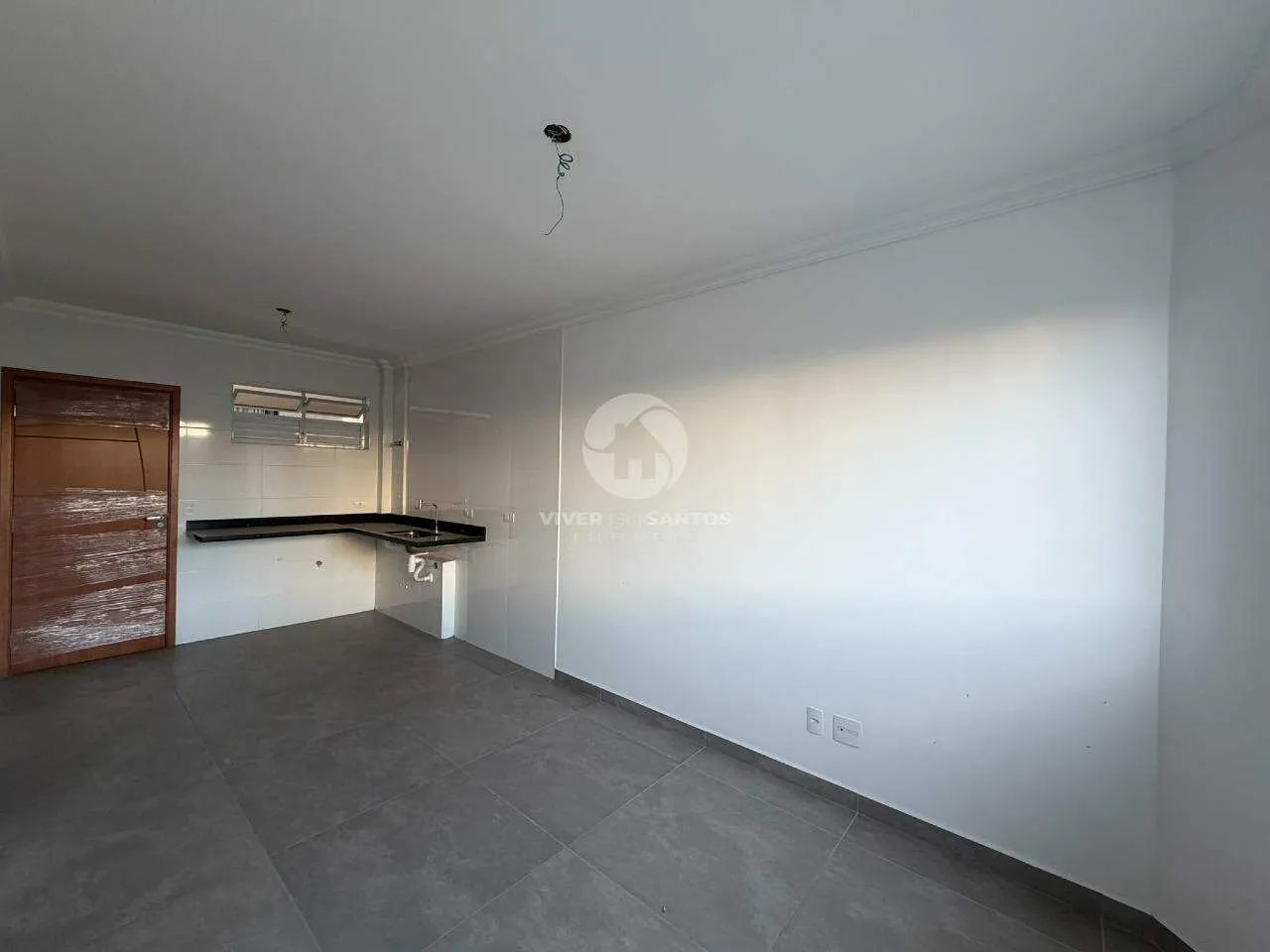 Apartamento 1 Dormitório, 36 m² e Elevador no Macuco - Santos SP - Foto 3