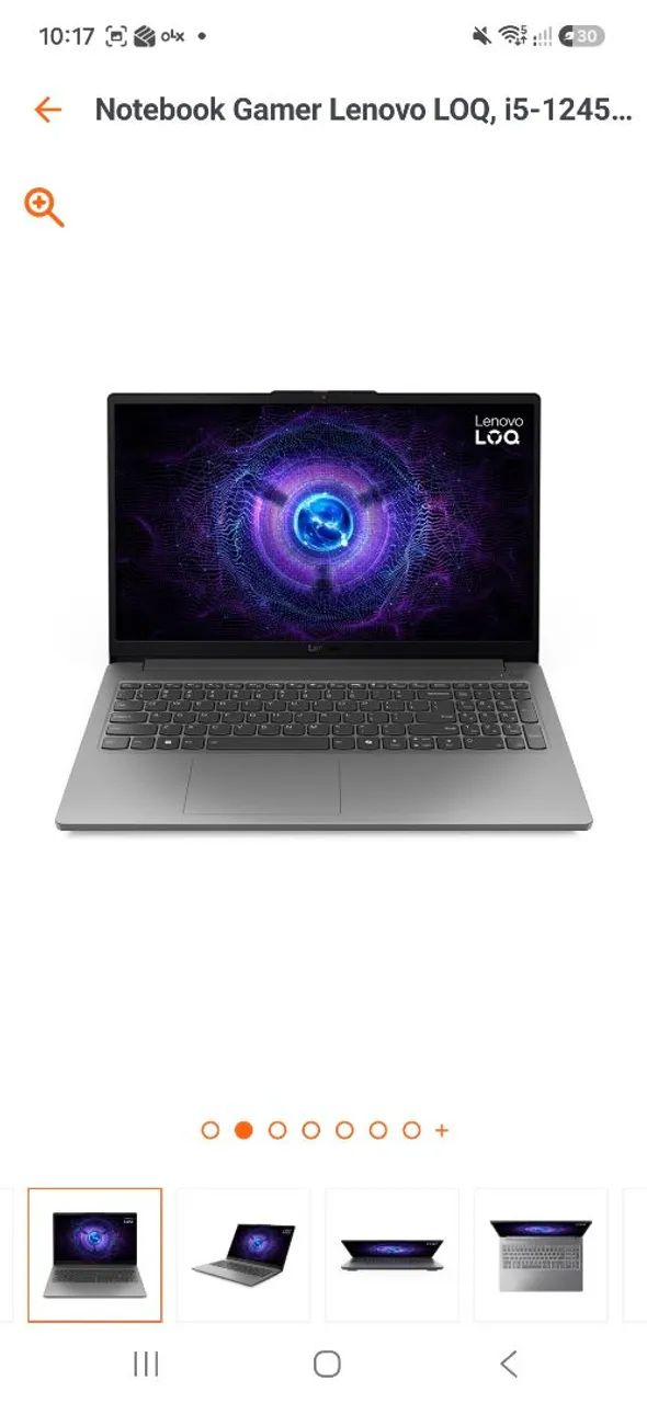 Notebook Gamer Lenovo LOQ RTX 4050 6GB - Foto 2