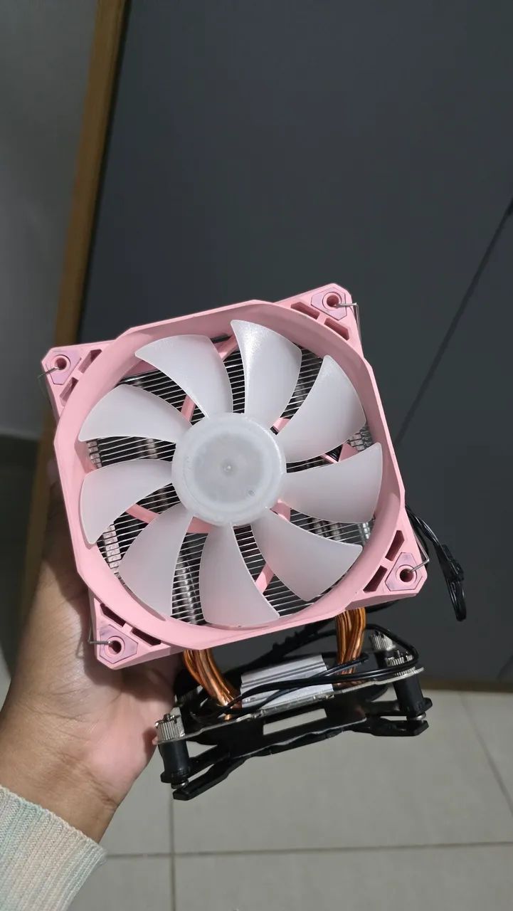 Cooler para processador intel/amd ELLSWORTH S11 PRO ROSA