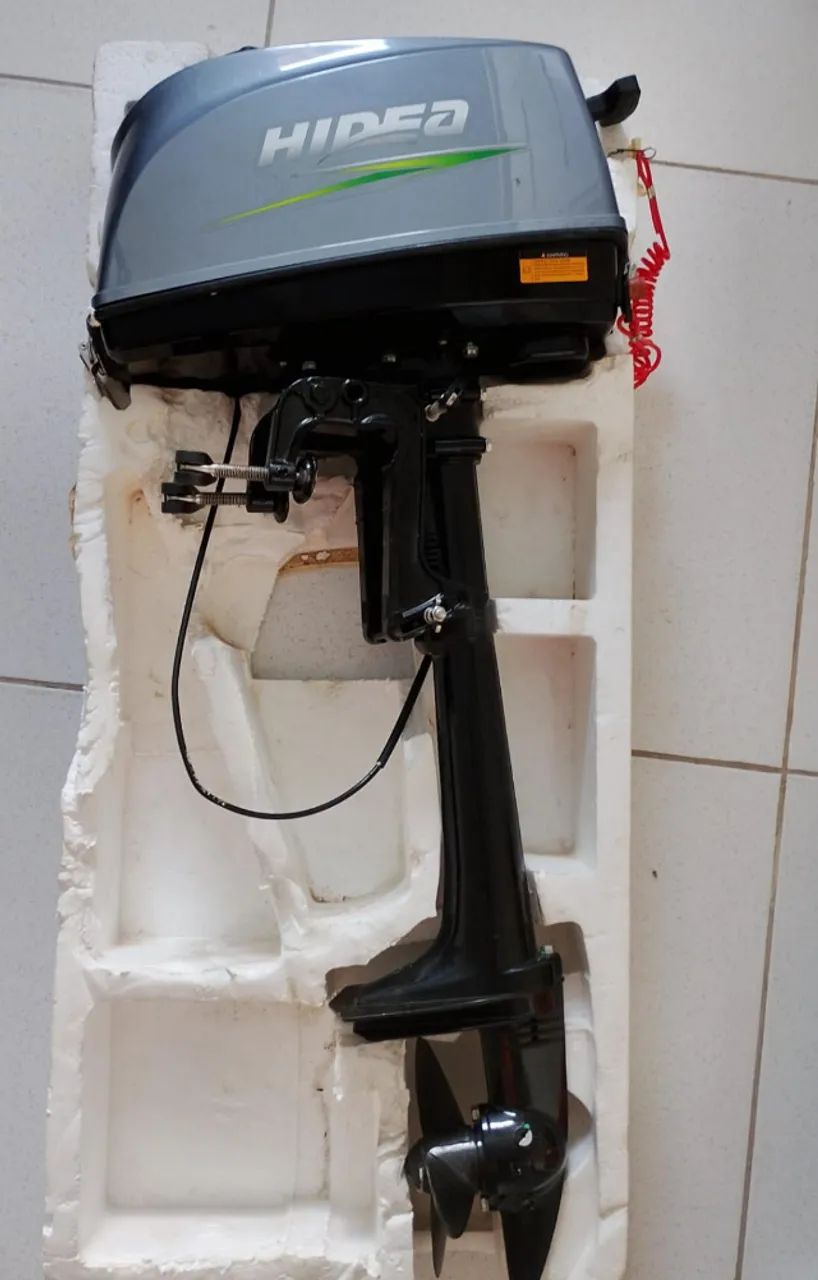 vendo motor de popa Hidea 3HP 2 tempos - Foto 2