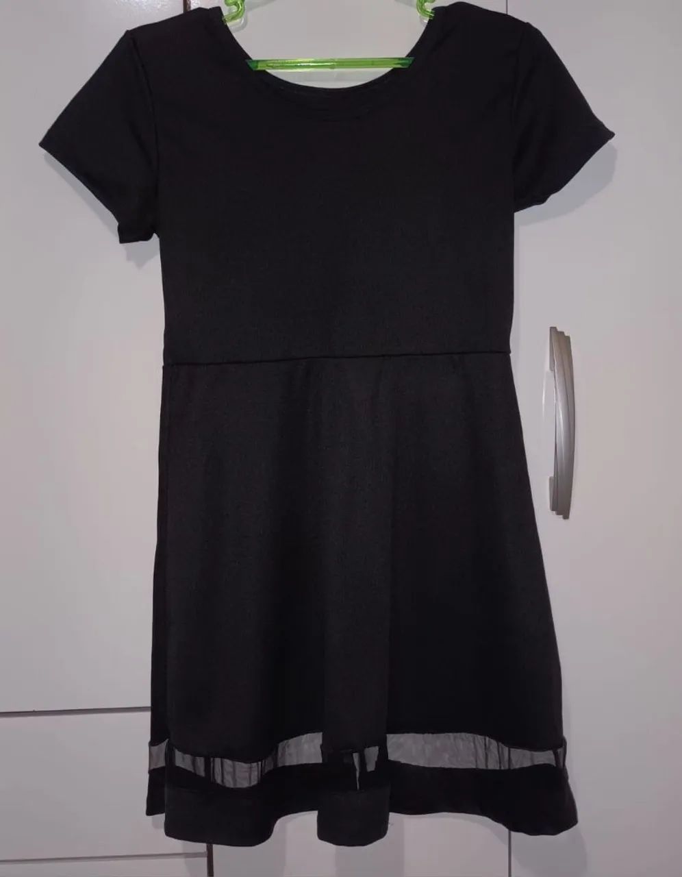 Vestido preto simples - Foto 2