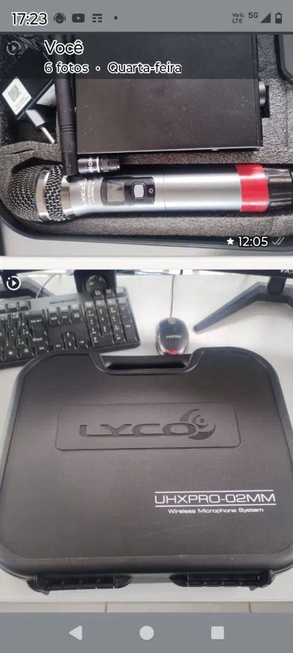 Vendo dois pares de microfone sem fio digital - Foto 6