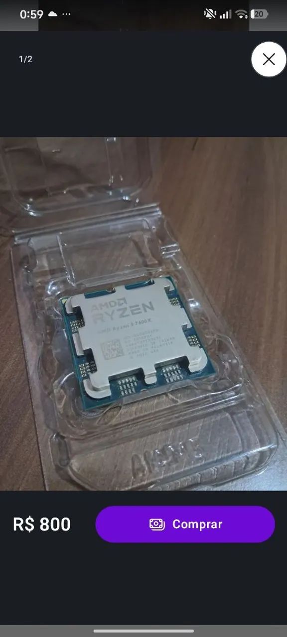 Processador r5 7600x - Foto 2