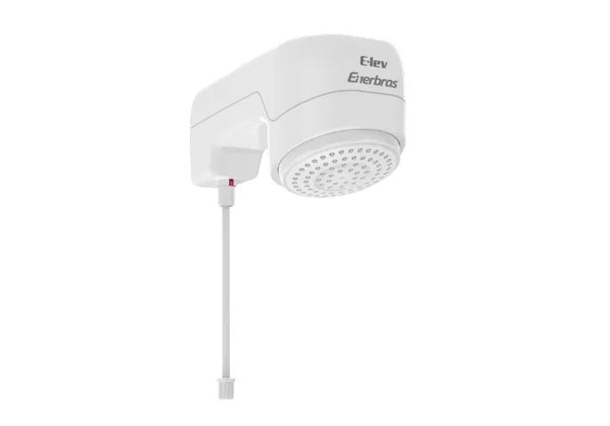 Chuveiro Ducha E-lev Eletrônico Enerbras Branco 6800w - Foto 3
