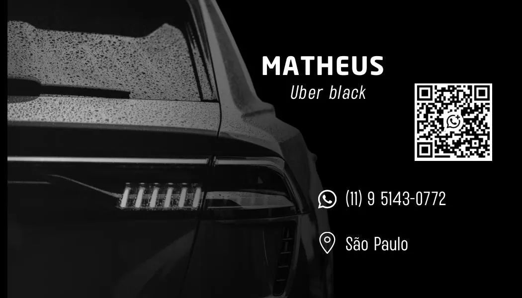 Motorista black particular!!!