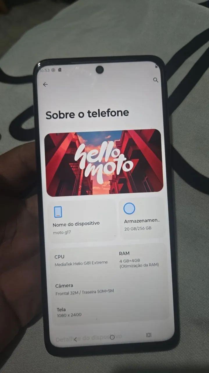 Moto g17 256gb lançamento  - Foto 2