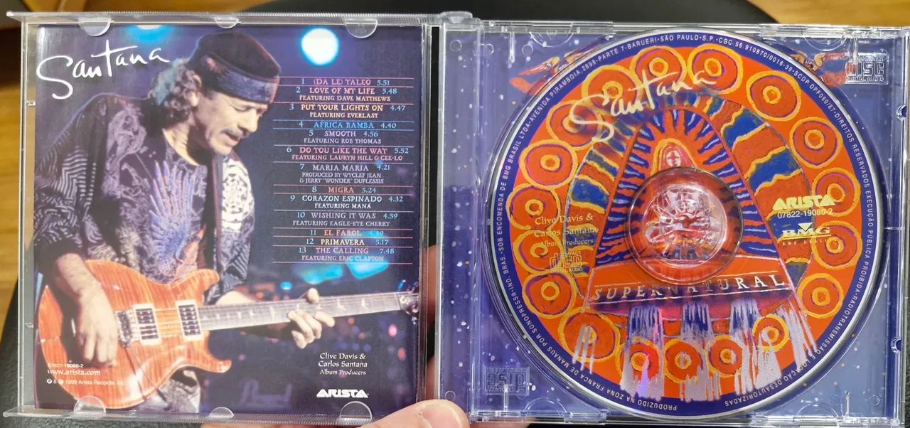Cd - Santana - Supernatural  - Foto 2