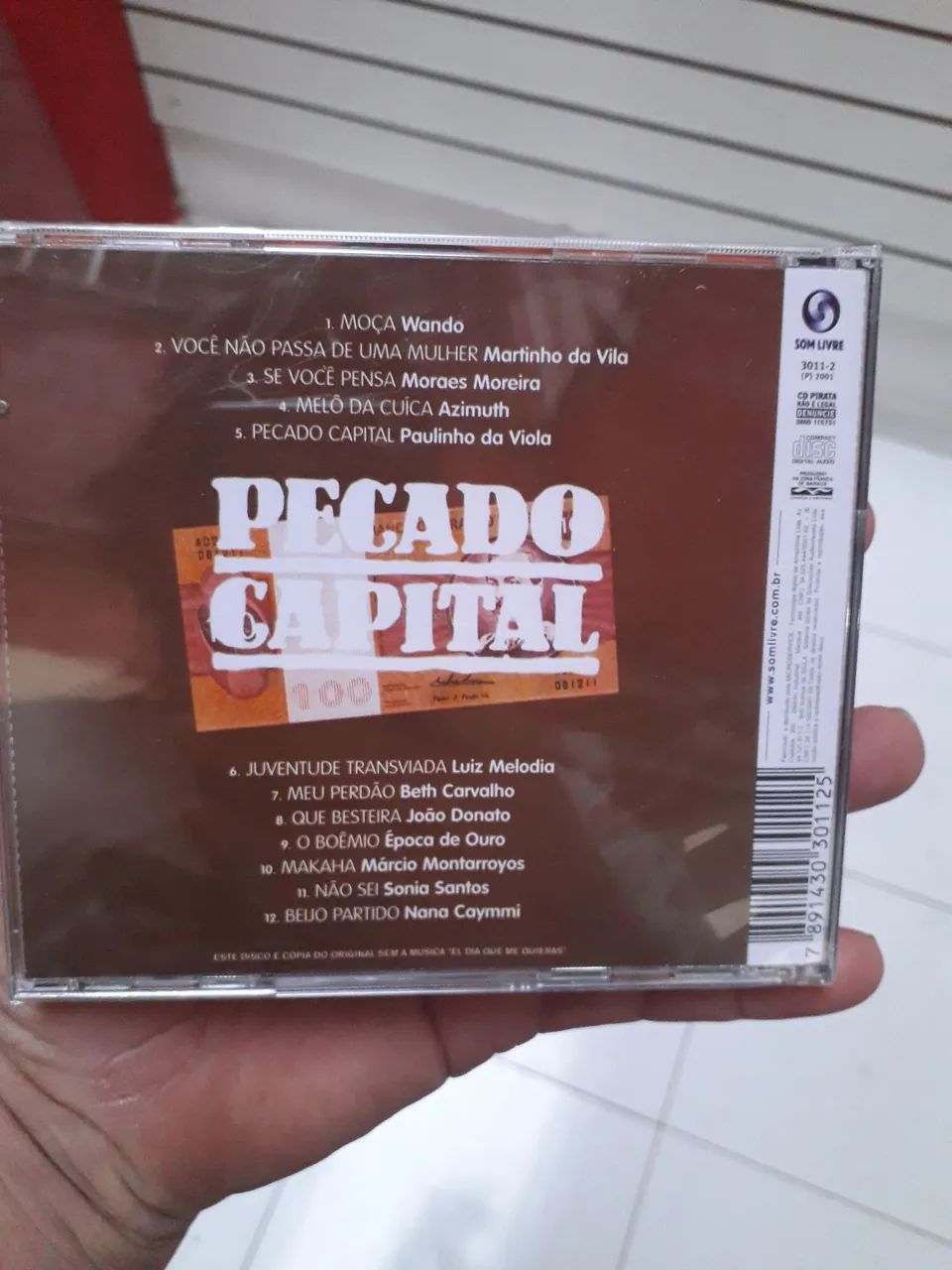 CD NOVELA PECADO CAPITAL ORIGINAL SOM LIVRE LACRADO - Foto 2