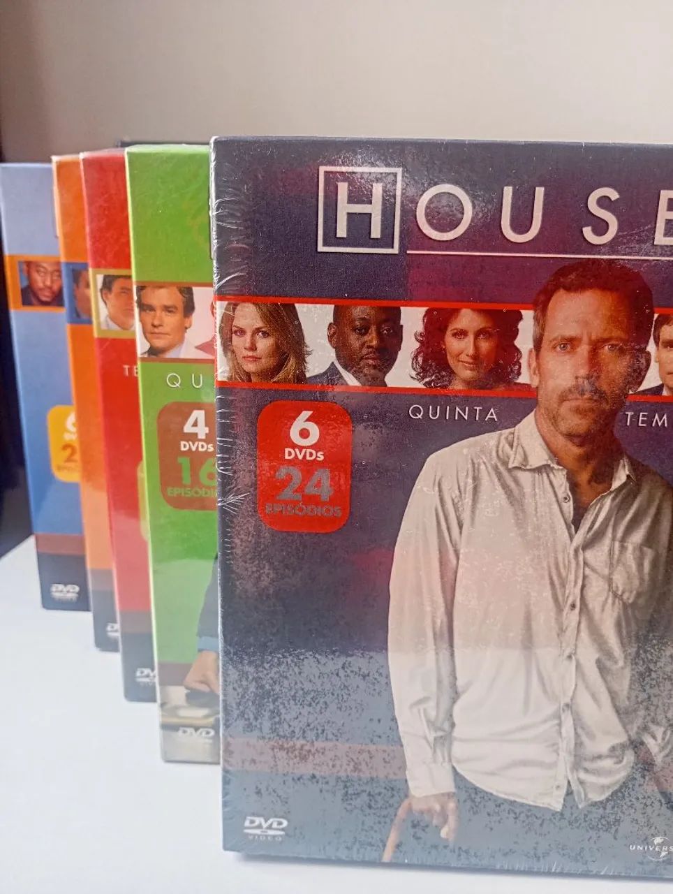 DVD House 1° a 5° Temporada Seriado 