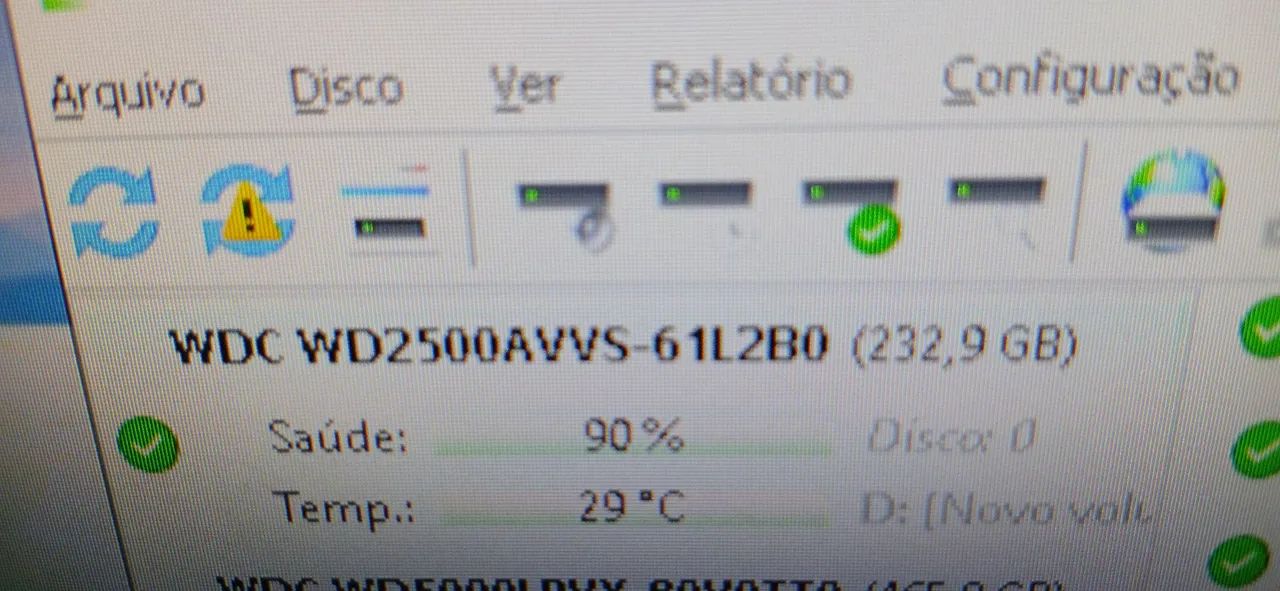 Hd desktop 250 gb 90% - Foto 2