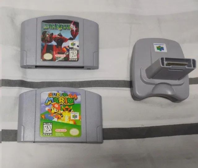Super Mario 64, Star Fox e Transfer Pak 