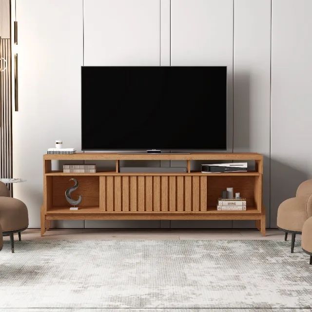 Rack Ripado 1.80m para TV 70'' polegadas ! Entrega + montagem grátis. 