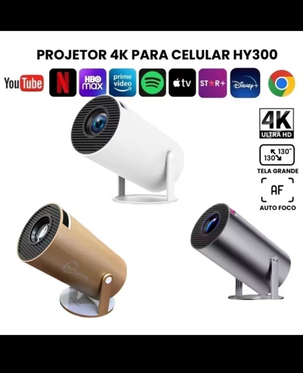 Vende-se projetor 4k HD - Foto 2