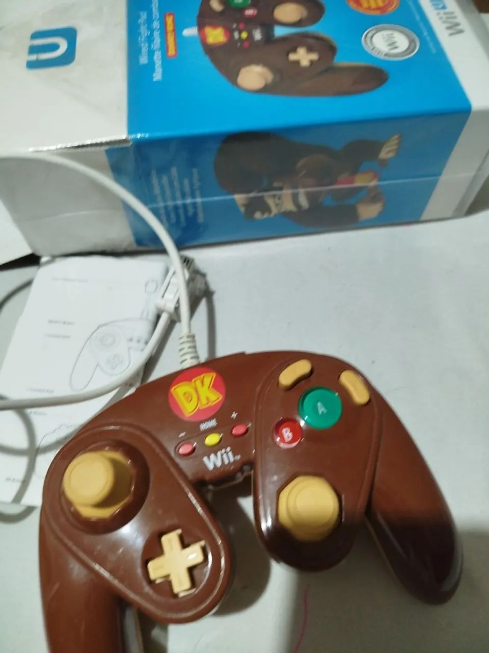 Controle wiiu U GameCube donkey Kong 