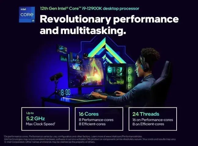 Processador Intel Core i9-12900K LGA 1700 (16 Núcleos / 24 Threads) com Vídeo Integrado - Foto 2