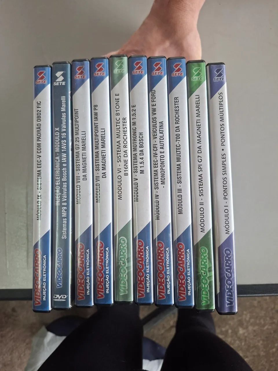 KIT DVD VIDEOCARRO  INJEÇÃO ELETRÔNICA- COMPLETO