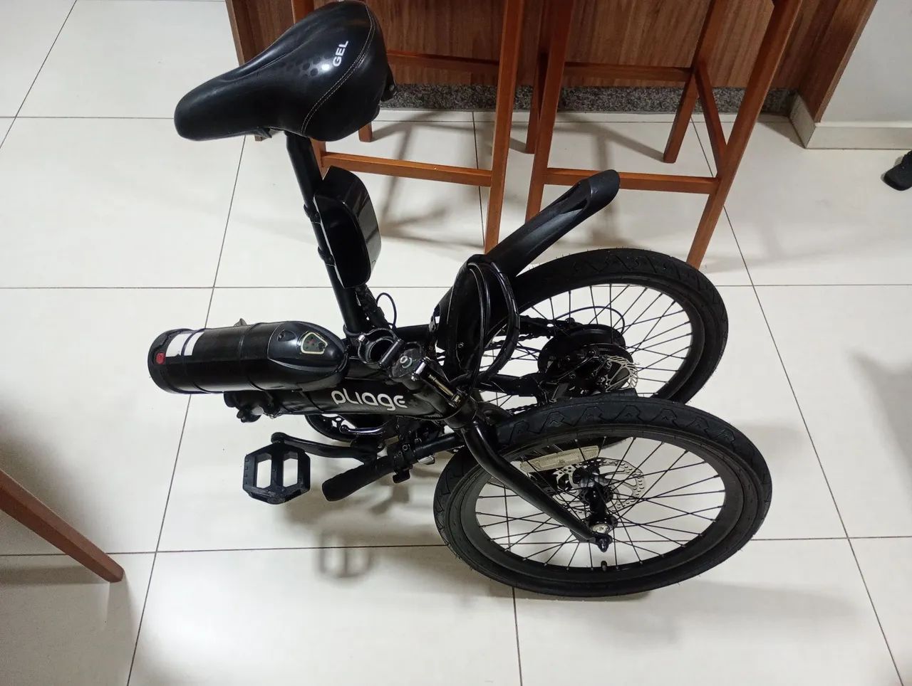 Bicicleta elétrica dobrável  - Foto 4