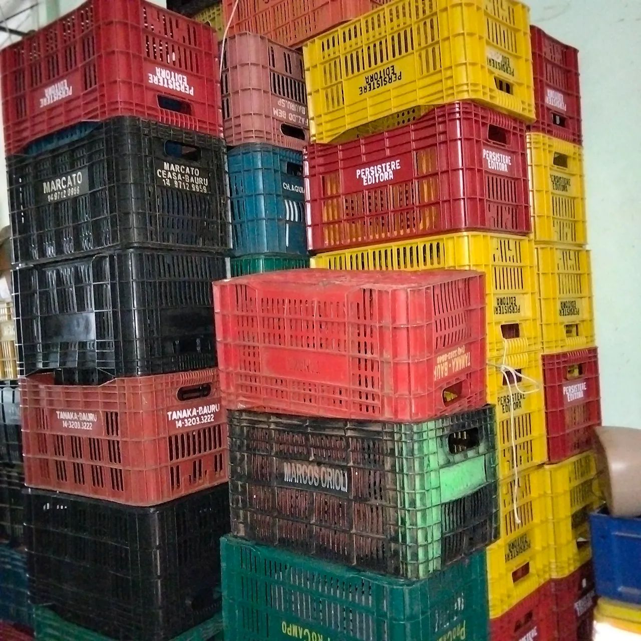 Caixas plásticas Hortifruti usadas - Foto 3