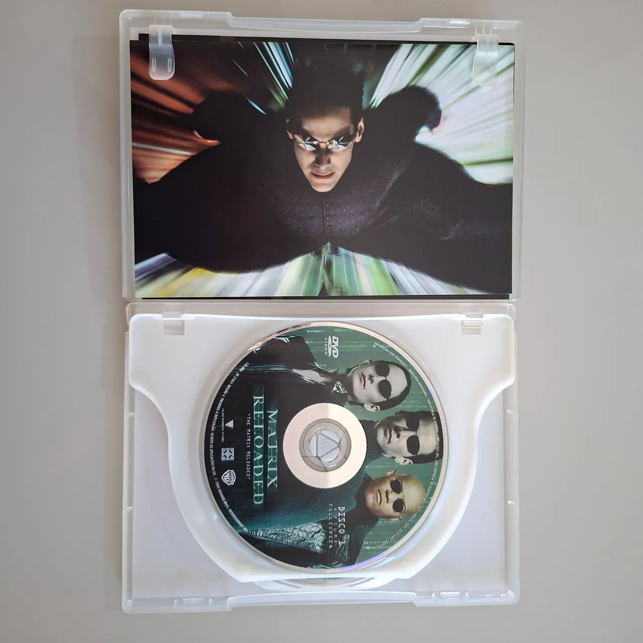 DVD Duplo com Folder e Poster Matrix Reloaded