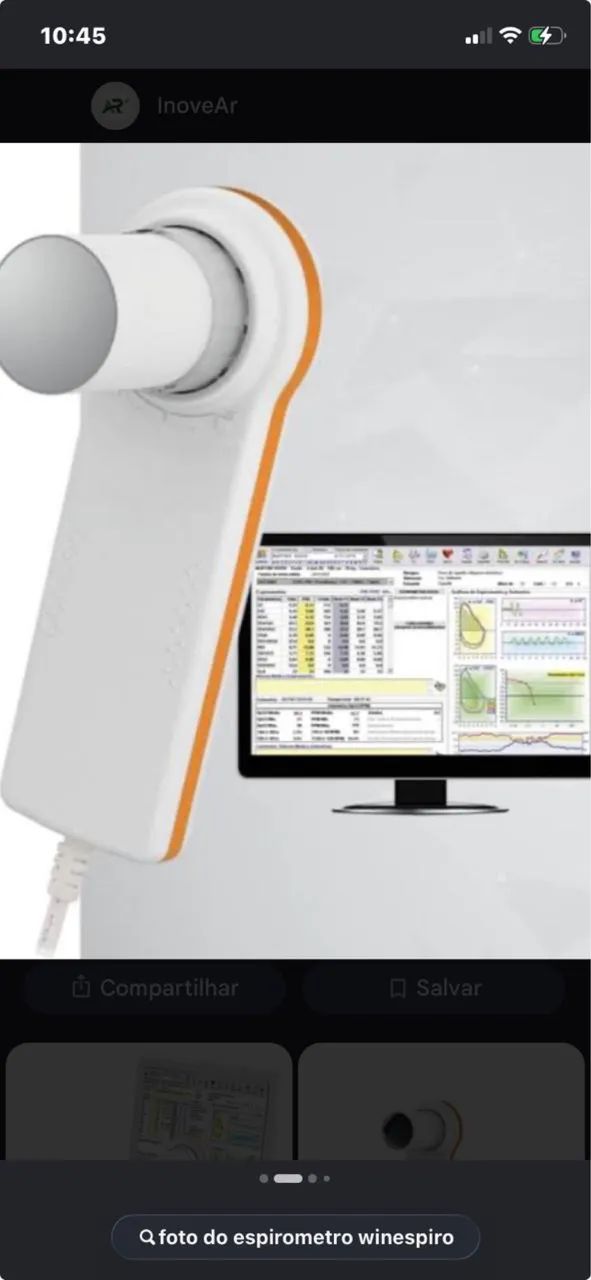Espirômetro/ Espirometria 