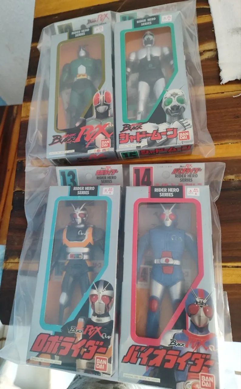 Coleção Masked Rider Black RX Bandai 1992