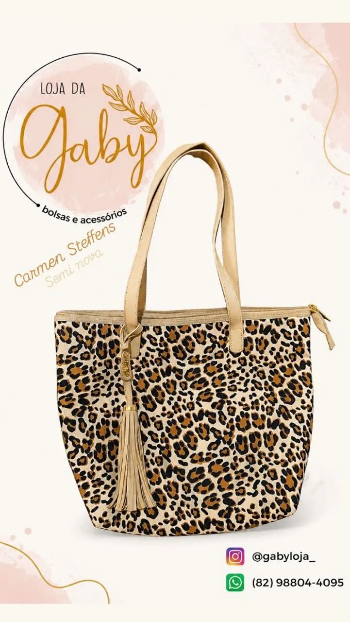 Bolsa Onça Carmen Steffens 