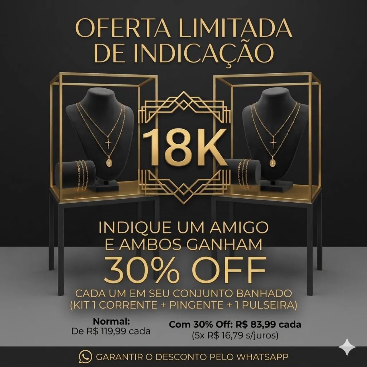 PROMOÇÃO correntes banhadas 18k  - Foto 2