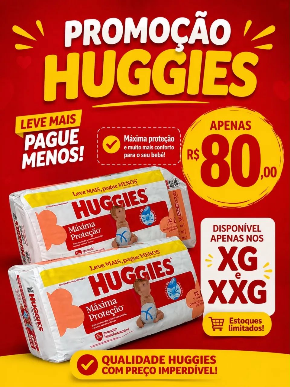 Fralda Huggies 