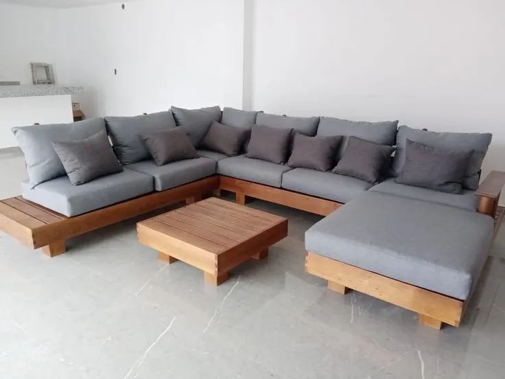 Sofá de Madeira Maciça  - Foto 6