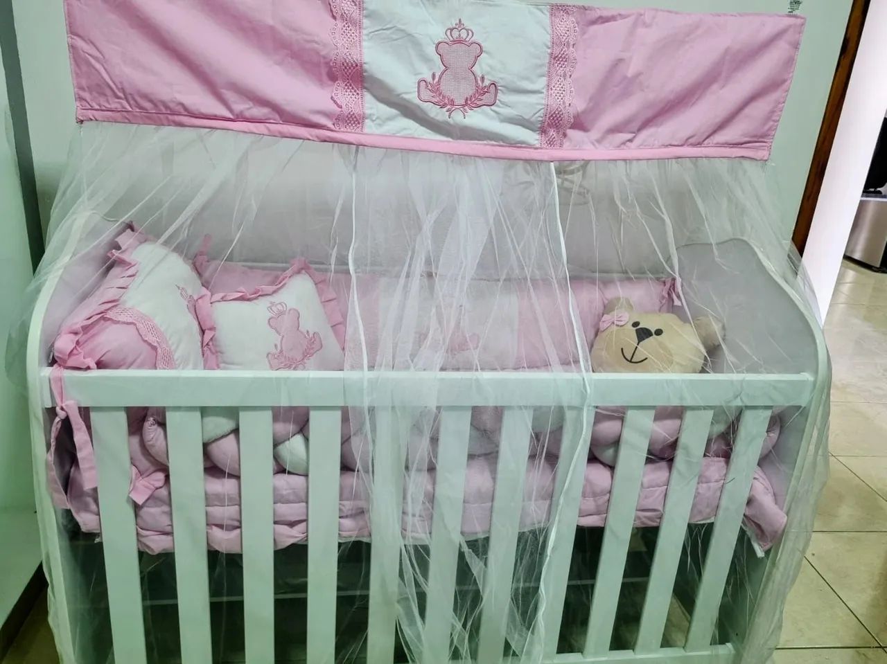 Kit de berço completo Menina - Foto 2