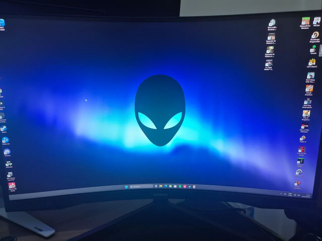Monitor Gamer Samsung Odyssey G5, 27 polegadas Qhd. 165hz