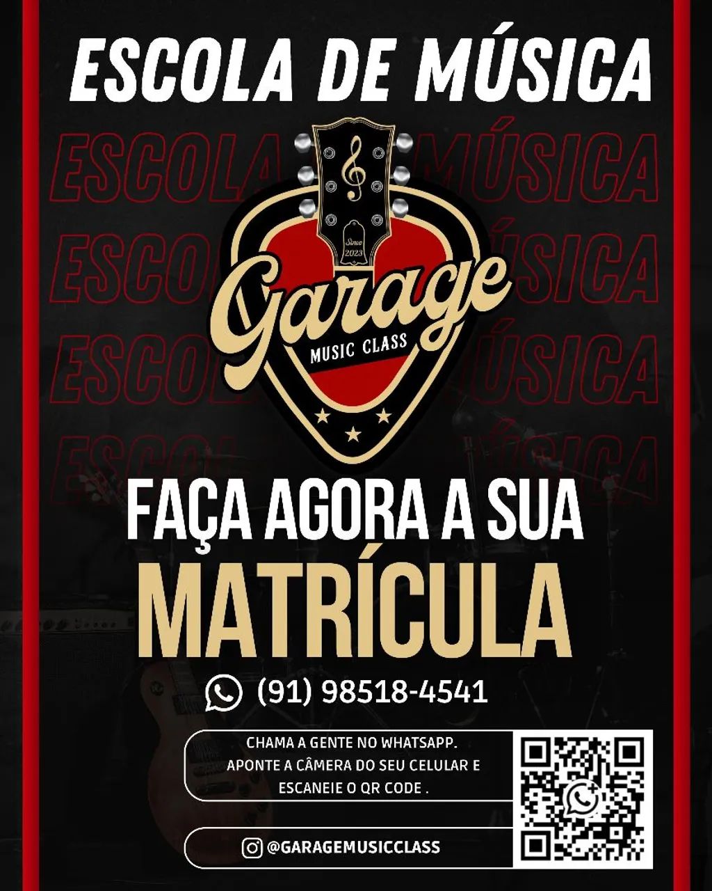 Aulas de intrumentos musicais 